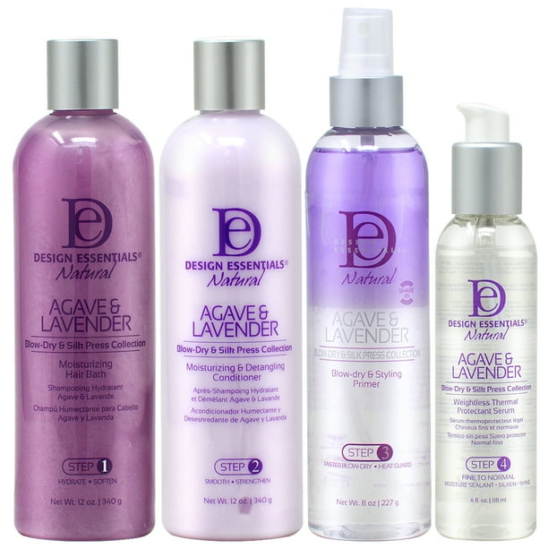 Design Essentials Natural AGAVE & LAVENDER Blow Dry & Silk Press
