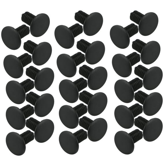 unbranded  50 Pcs Car Plastic Buckle Clip Snaps Doors Fixer Bumper Parts Black