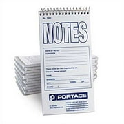 Reporters Size Notebook, Pitman (Wide) Ruled,70 Sheets,4x8,12/pk, Notes