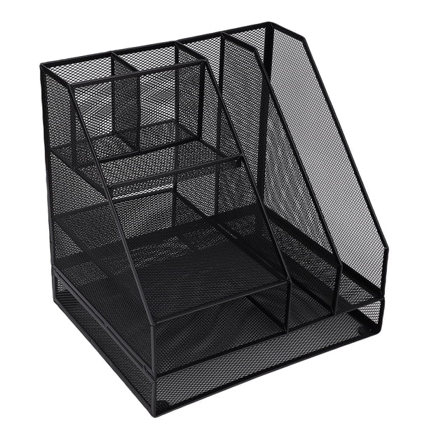 Organizador De Escritorio, Bandeja Para Cartas, Organizador De Papel, Espesado, Fácil Acceso, Multifuncional, Recubrimiento En Polvo, Ligero Para Oficina