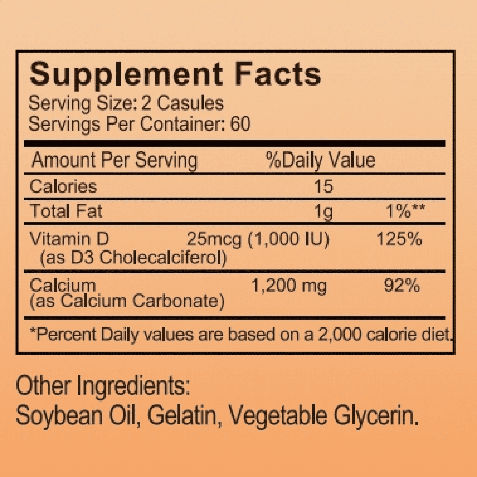(2 Pack) Calcium with Vitamin D3, 1200mg Calcium Supplement for Bone and Joint Health, 120Ct by GPGP