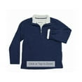 thumbnail image 5 of Orvis Men's Fleece Lined Quarter 1/4 Zip Pullover Sweater, Navy 3XL, 5 of 6
