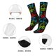 thumbnail image 5 of Fotbe Play Game Start Calcetas Largas con Estampado para Hombre y Mujer – Calcetas de Compresión Transpirables y Elásticas, Viajar y Uso Diario Talla 5-11, 5 of 6