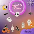 thumbnail image 2 of Sweet & Petite 8pcs Pumpkin Cat, Simple Halloween Charms for Jewelry Making, 2 of 3