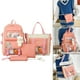 thumbnail image 5 of Mochila 4 piezas Sunnimix Mochila Bandolera para Estudiante Adolescente rosa, 5 of 8