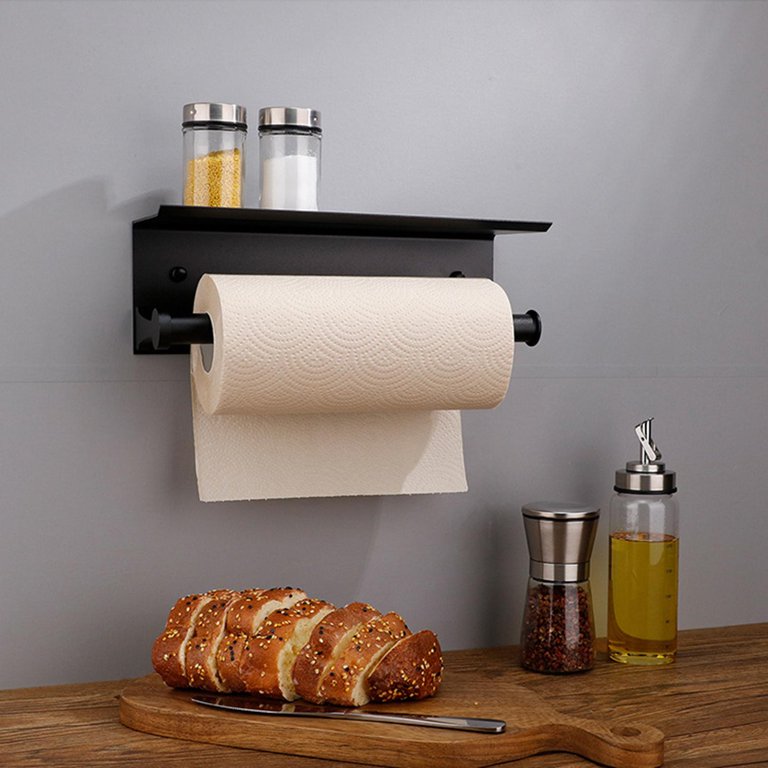 Roll toilet tissue dispenser made of stainless steel matte black finish