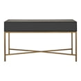 thumbnail image 4 of Moe's Home Mako Solid Oak Console Table in Gray, 4 of 7