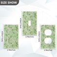 thumbnail image 4 of Switch Panel Switch Decoration 2.76x4.53x0.28 Inches Toggle Switch Switch Plate Wall Plates Living Room Kitchen Bedroom Study Switches Green Leaves Seamless, 4 of 8