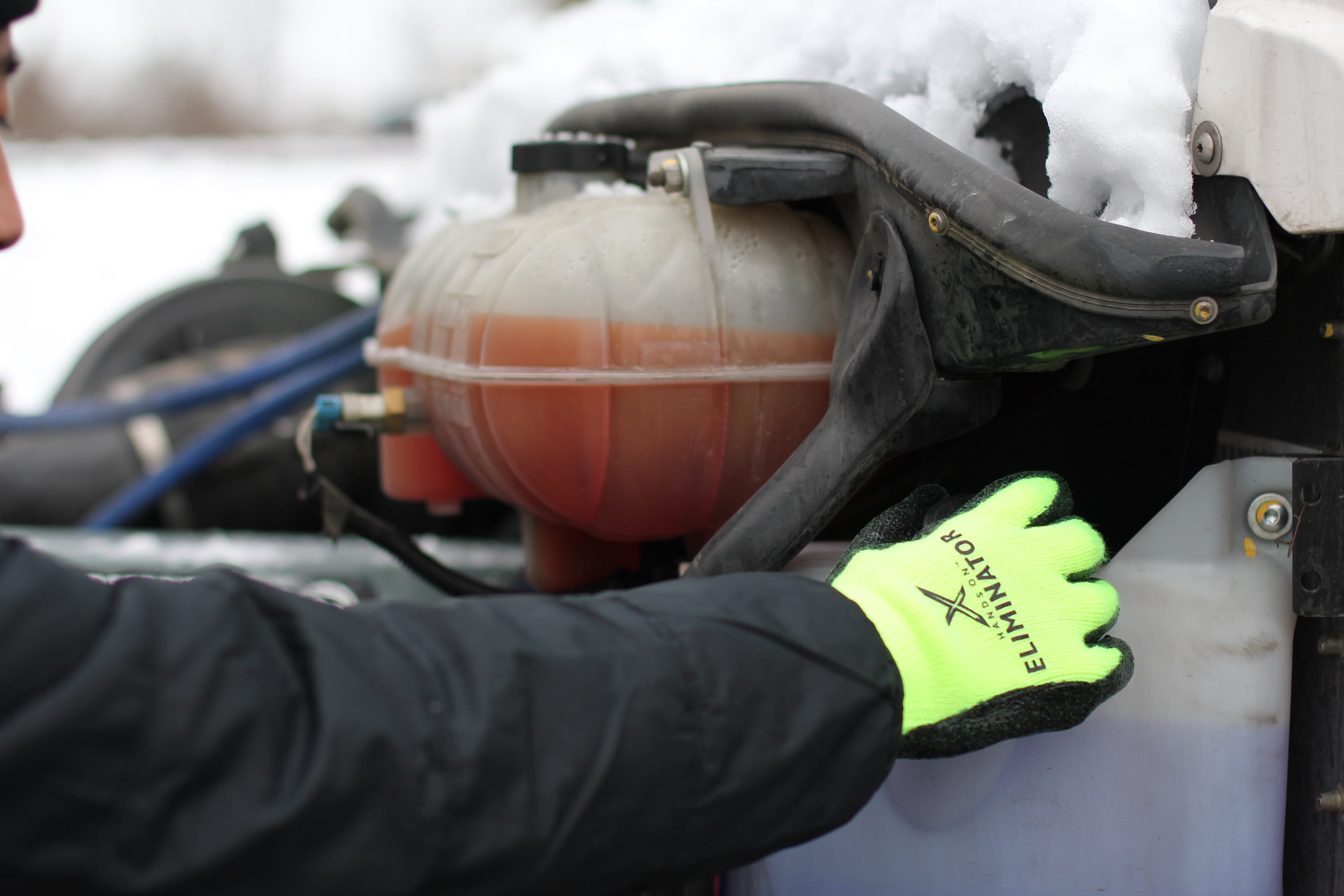 CD9450-XL, Premium Nitrile Coated Gloves, Lined for Warmth, Smooth Finish