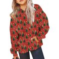 thumbnail image 5 of BaoFuBaoMei Lightweight Hoodies for Boys Girls Christmas Christmas Tree Long Cuffed Sleeve Sweatshirt Tops with Pockets Loose Hooded Fall Clothing for Christmas Dinner Vacation Holiday, 5 of 8