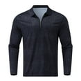 thumbnail image 5 of KDFJPTH Men's Polo Shirts Long Sleeve Shirts Black Xxl, 5 of 5