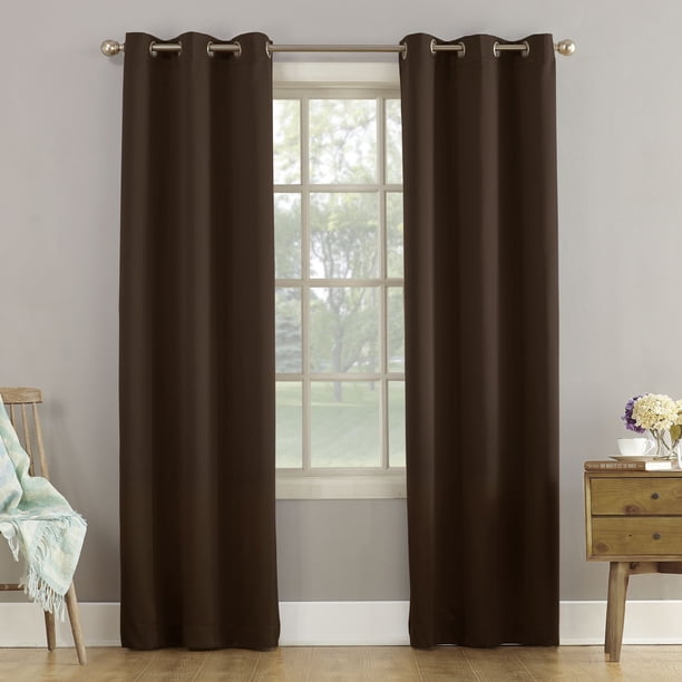 Sun Zero Arya Room Darkening Grommet Curtain Panel - Walmart.com