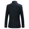 thumbnail image 2 of QENGING Men's Suit Jacket Autumn Winter Fashion Single Buckle Large Size Long Sleeve Suit Coat Deals of The Day, 2 of 2
