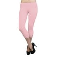 thumbnail image 2 of Vivian's Fashions Capri Leggings - Cotton, Lace Trim (Junior/Junior Plus Sizes), 2 of 4