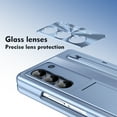 thumbnail image 4 of for Samsung Galaxy Z Fold 5 Case with S Pen Holder and Stylus, Magnetic Hinge Protection Case with Screen Protector Lens Protection Built-in Stand Case for Samsung Galaxy Z Fold 5 5G, Blue, 4 of 9