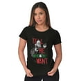 thumbnail image 4 of Santa Claus Tell Me What You Want Womens Slim Fit Graphic Tee Brisco Brands S, 4 of 5
