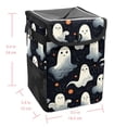 thumbnail image 5 of Ghost Foldable Car Trash Can with Lid, Leak-proof, Hanging Storage Bag - Car Trash Bin, Car Garbage Can, 5 of 6