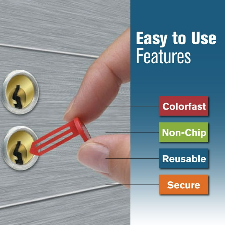 BankSupplies Keyhole Signals - White Box Available For Rent Plugs Safety Deposit Indicators