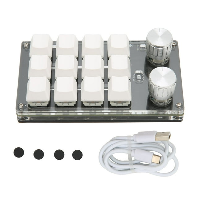 Mini teclado para juegos, mini teclado de 12 teclas, mini teclado, tecnología de vanguardia