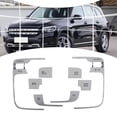 thumbnail image 4 of Bgsha Sliver Plastic Car Center Console Media Mouse Button Decorative Trim Stickers For Mercedes EQB Replacement Car Accessories, 4 of 10