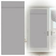 thumbnail image 2 of Room Darkening Curtains for French Doors, Privacy Roll up Shades for Balcony Glass Door, Cotton Blended Window Blinds for Sightseeing Light Blocking Gray, 2 of 9