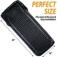 thumbnail image 3 of Zone Tech Black Wooden Beaded Comfort Seat Cover - 2 Pack Full Car Driver Massaging Cool Comfortable Seat Cushion w/ High Ventilation- Reduces Fatigue for Car, Truck or Office Chair, 3 of 8