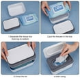 thumbnail image 6 of Hengguang Baby Wipes Dispenser with 2 Pack Pouch Bags, Refillable Wipes Case with Lids and Sealing Design, Flushable Storage Box, 6 of 7