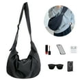 thumbnail image 4 of Handbags for Women, Large Crossbody Shoulder Bag Adjustable Shoulder Strap Hobo Bag (Black), 4 of 10