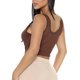 thumbnail image 3 of Txlixc Chaleco de verano femenino, blusa sin mangas de cuello u de color sólido Txlixc moda, 3 of 4