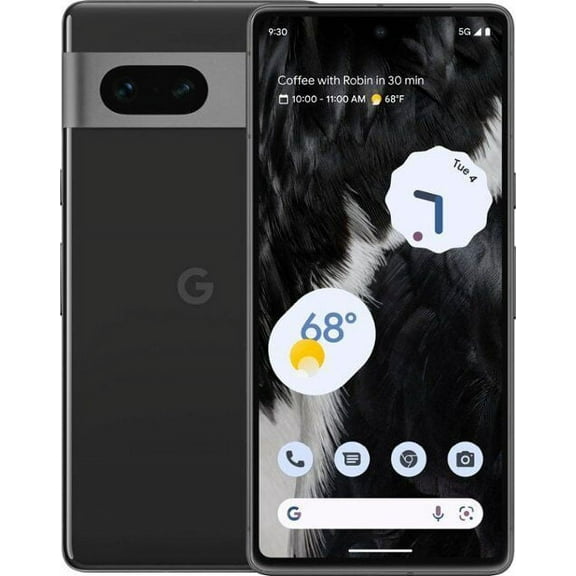Restored Google Pixel7 5G GA03923-US 128GB Black - Factory Unlocked Cell Phone (Refurbished)