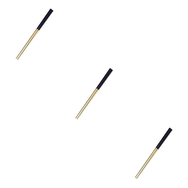 Injueey 304 Stainless Steel Square Chopsticks Polished Kitchen for Hotel Type1