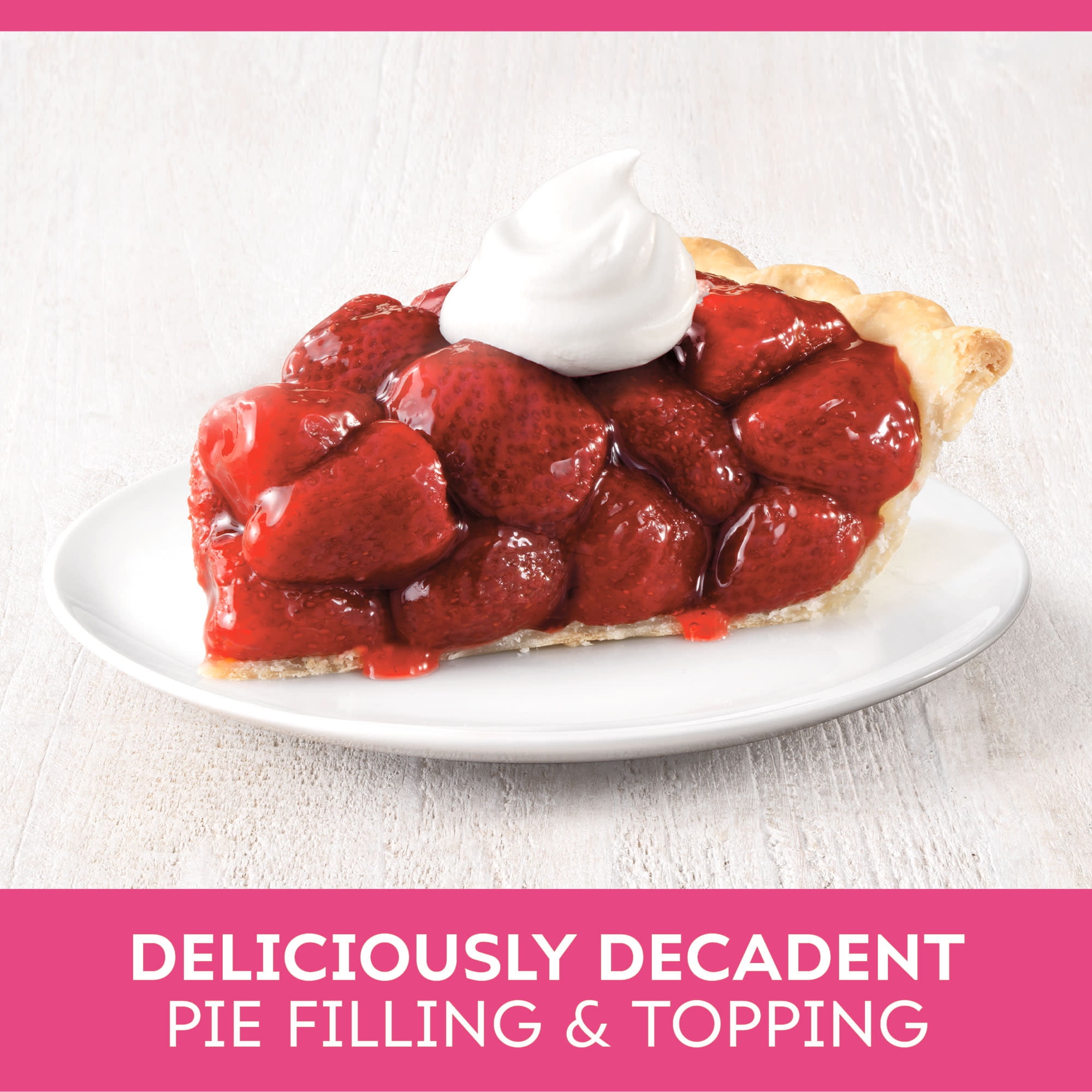 (3 pack) Duncan Hines Wilderness More Fruit, Strawberry Pie Filling and Topping, Ready to Use, 21 oz.
