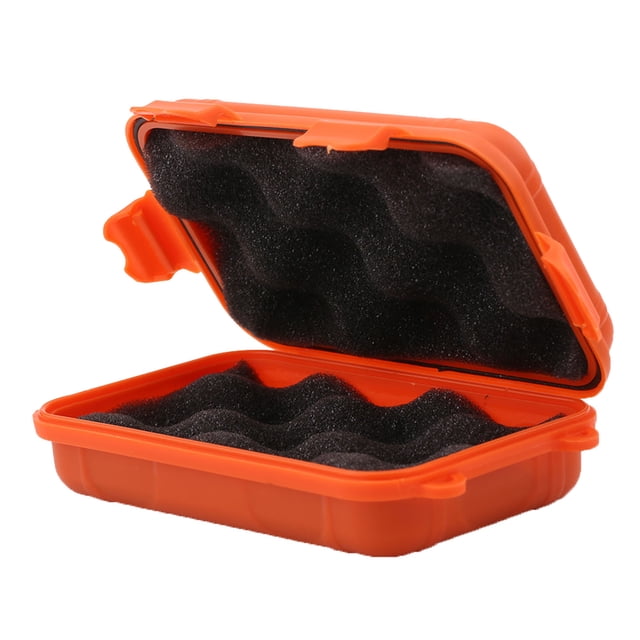 Outdoor Storage Box, Water Proof Portable Storage Shockproof Box Sealed Container Case for Small Tools Storage Travel or Home Use