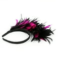 thumbnail image 5 of Uooqdmx Fascinators Hats for Women, Fascinators Hats for Women Tea Party, Feather Headpiece, Fancy Hats for Women Tea Party, Hot Pink One Size, 5 of 7