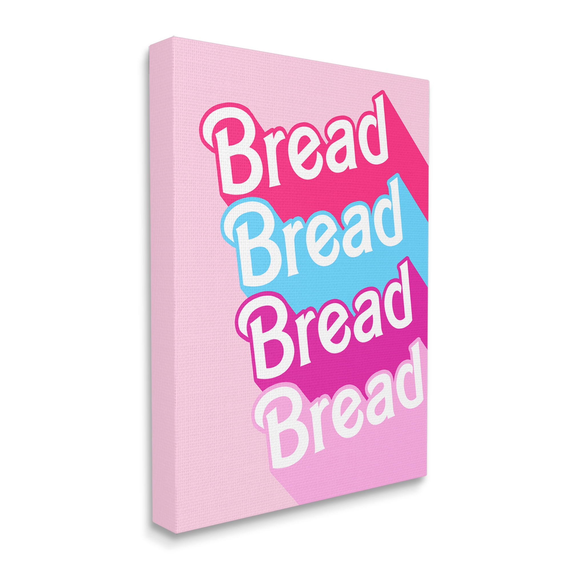 Stupell Industries Glam Bread Phrase Inspirational Painting Gallery Wrapped Canvas Print Wall Art, 30 x 40