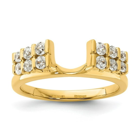 Auriga Fine Jewelry 14K Yellow Gold Lab Grown Diamond Ring for Women Wrap Size 7 (Carat: 0.52cttw, Clarity: SI2, Color: GH)