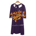 thumbnail image 2 of We Are All In This Together Sweetheart Knot Flared Dress Fashion Design Large Size Loose Dress We Together Motivational, 2 of 5