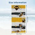 thumbnail image 3 of PHYHOO Beach Towel Cute Bee Theme Sand-Free Microfiber Towel Ultra Soft Fast Dry Pool Towel Absorbent Towel Lightweight Towel for Outdoor Bathroom Swimming 30x60in, 3 of 8