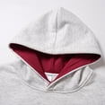 thumbnail image 4 of Chiccall Mens Hoodie Long Sleeve Colorblock Hooded Sweatshirts Outdoor Casual Athletic Loose Fit Sweatshirts with Pocket, 4 of 6