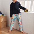 thumbnail image 5 of Xecao Colorful Donut Print Teenagers' Pajama Pants Long Sleep Pants Soft Elastic Waist Pajama Bottoms Elastic waist with 2 Pockets 5-16 Years-XS(5-6), 5 of 6