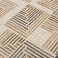 thumbnail image 6 of Loomaknoti Fortune Josay 6' x 9' Gray Geometric Indoor/Outdoor Area Rug, 6 of 6