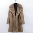thumbnail image 4 of Black Friday Deals Men Coat Jacket Warm Thickening Long Faux-Fur Outerwear Cardigan, 4 of 4