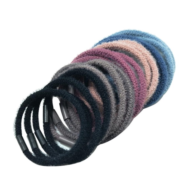 20 piezas 6 colores lazos elásticos para el cabello para el cabello cuerdas para el cabello soportes para diadema accesorios pa