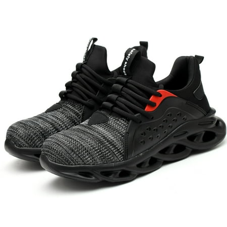 

Steel Toe Work Shoes Indestructible Anti-Pierce Safety Shoes for Men Women Lightweight Construction Industrial Sneakers