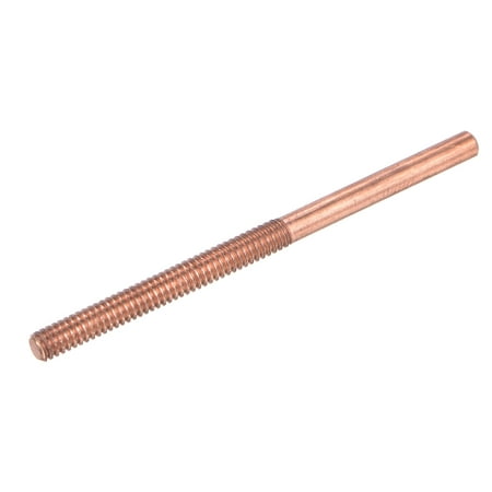 

Uxcell #10-32 UNC Threaded Electrode Red Copper for EDM Spark without Flushing Hole