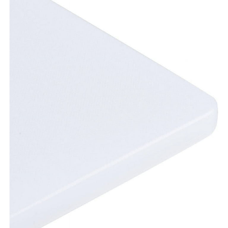Restaurant Cutting Board White Plastic 8" X 48" X 1/2"  Commercial Grade