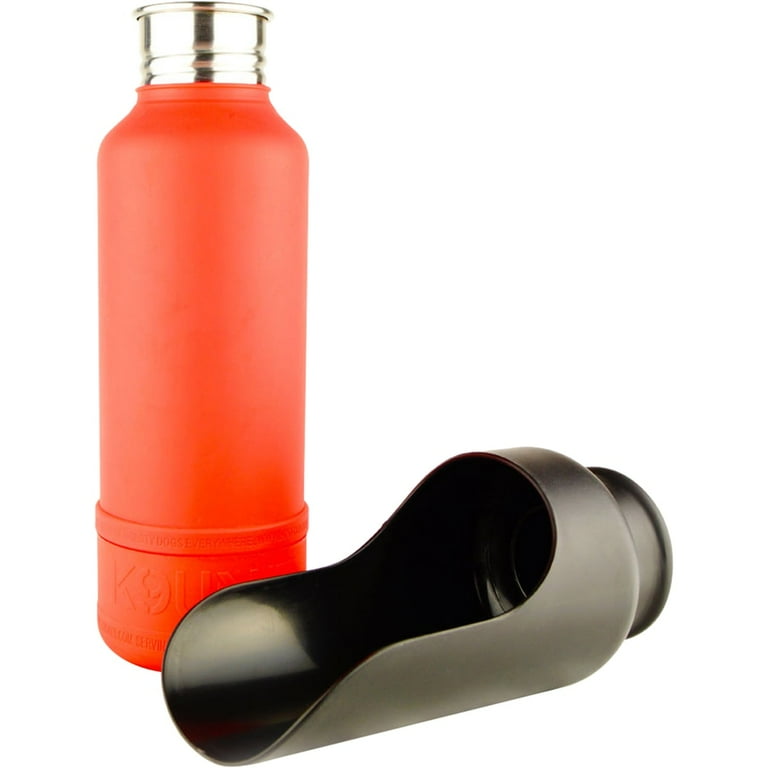 H2O4K9 Insulated Stainless Steel Dog Water Bottle and Travel Bowl 25 Ounce Rescue Red Walmart