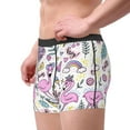 thumbnail image 4 of Kll Summer With Flamingo Men'S Cotton Boxer Briefs Underwear-Medium, 4 of 9