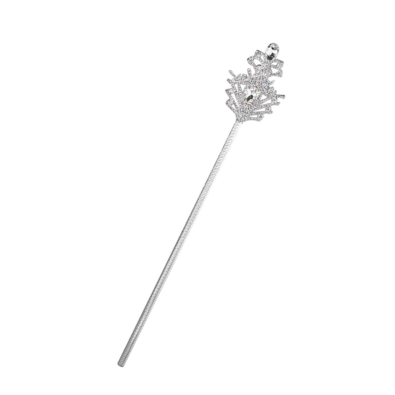 Rhinestone Scepter Princess for Masquerade Dress Up Handheld Props
