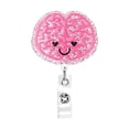 thumbnail image 1 of Cute Badge Reel 6pcs Funny Nursing ID Card Glitter Holder Retractable Name Tag, 1 of 4